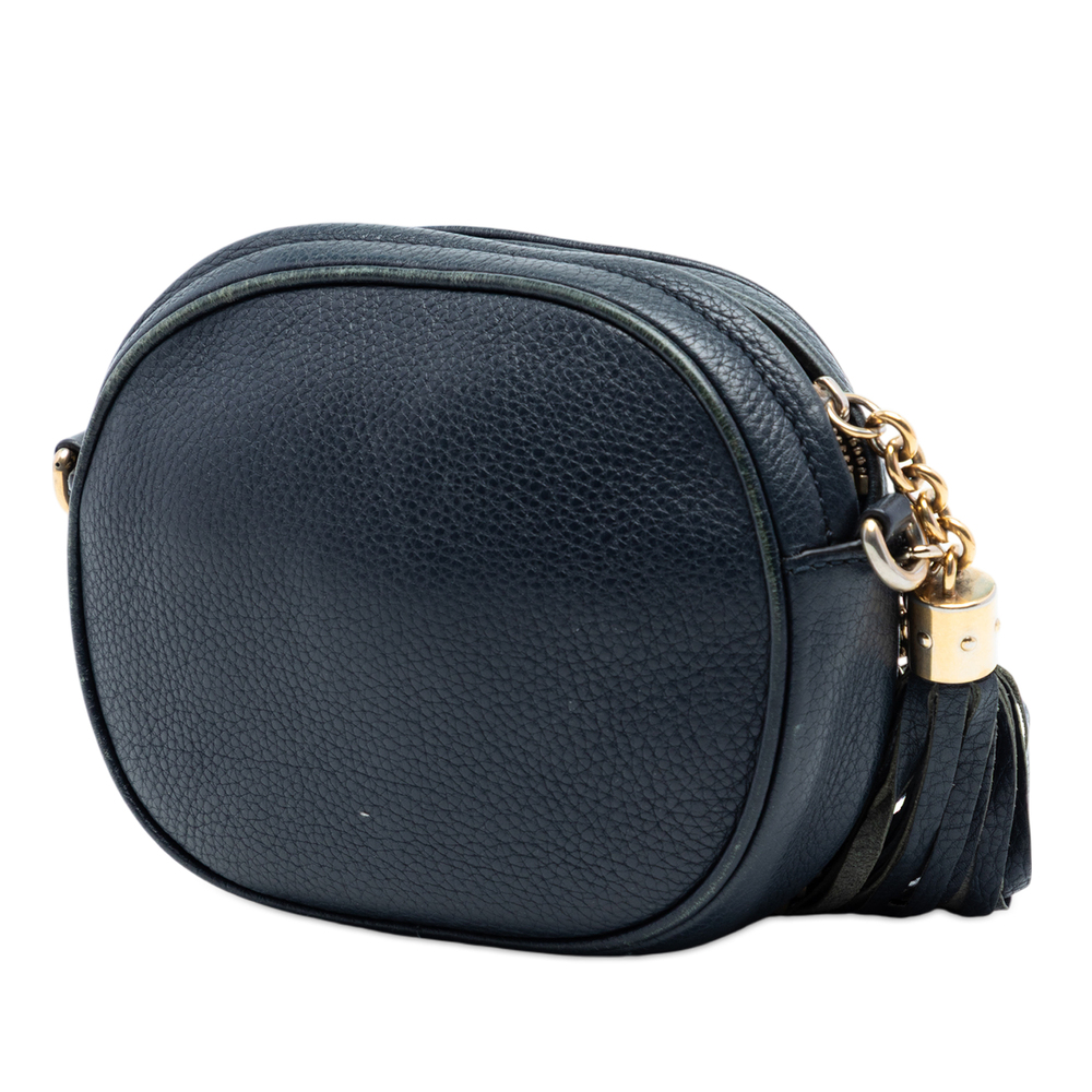 Pre-Loved Gucci Mini Pebbled Calfskin Soho Chain Crossbody - Picture 2 of 7